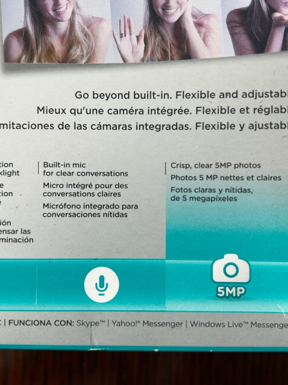 Logitech C310 HD  Webcam with Built In Mic - Picture 4 of 9